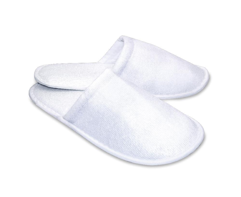 Hotel Frottee-Slipper „Standard“ weiß, geschlossen