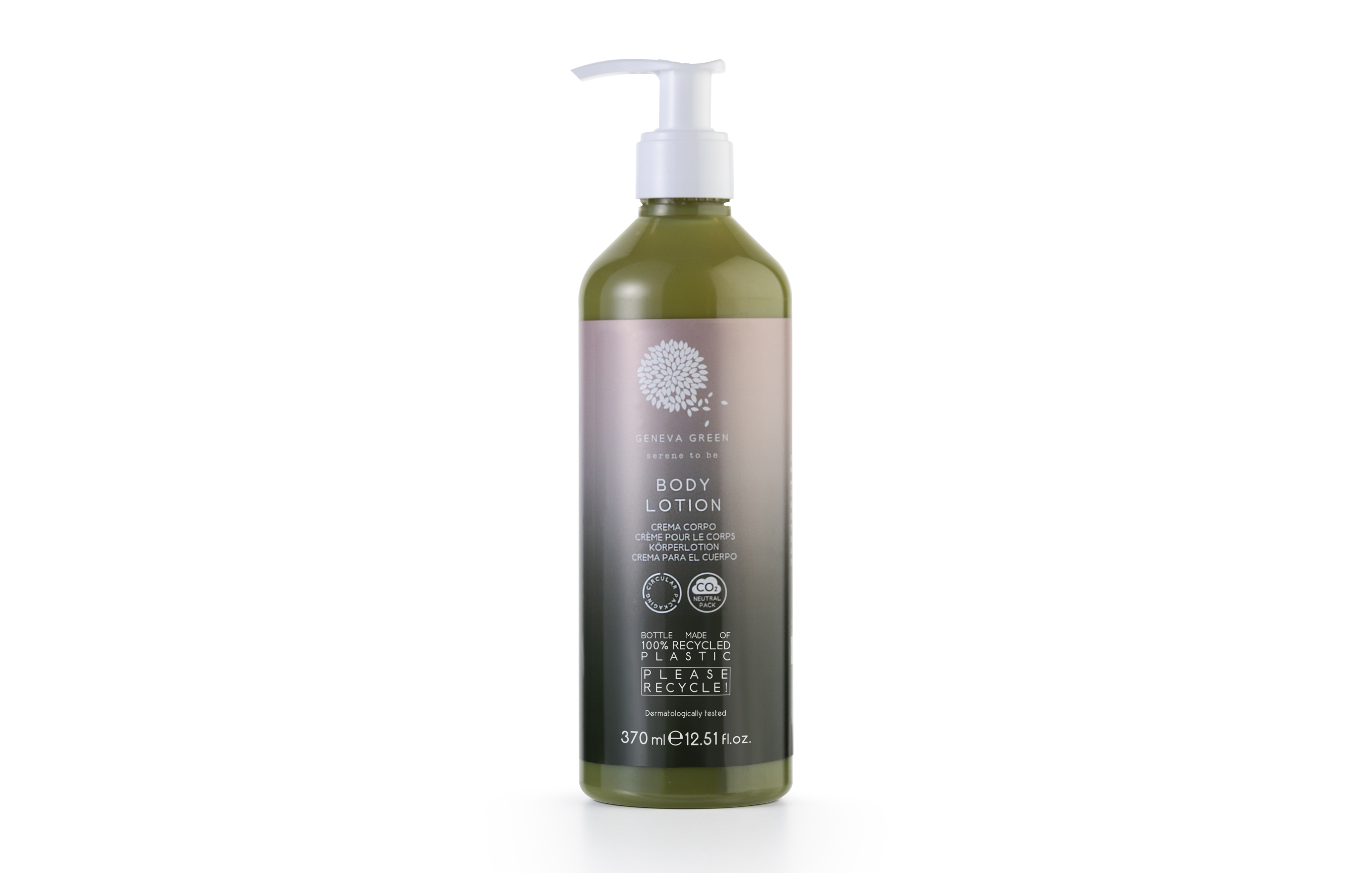 Bodylotion 370 ml Pump Dispenser (nachfüllbar) Geneva Green