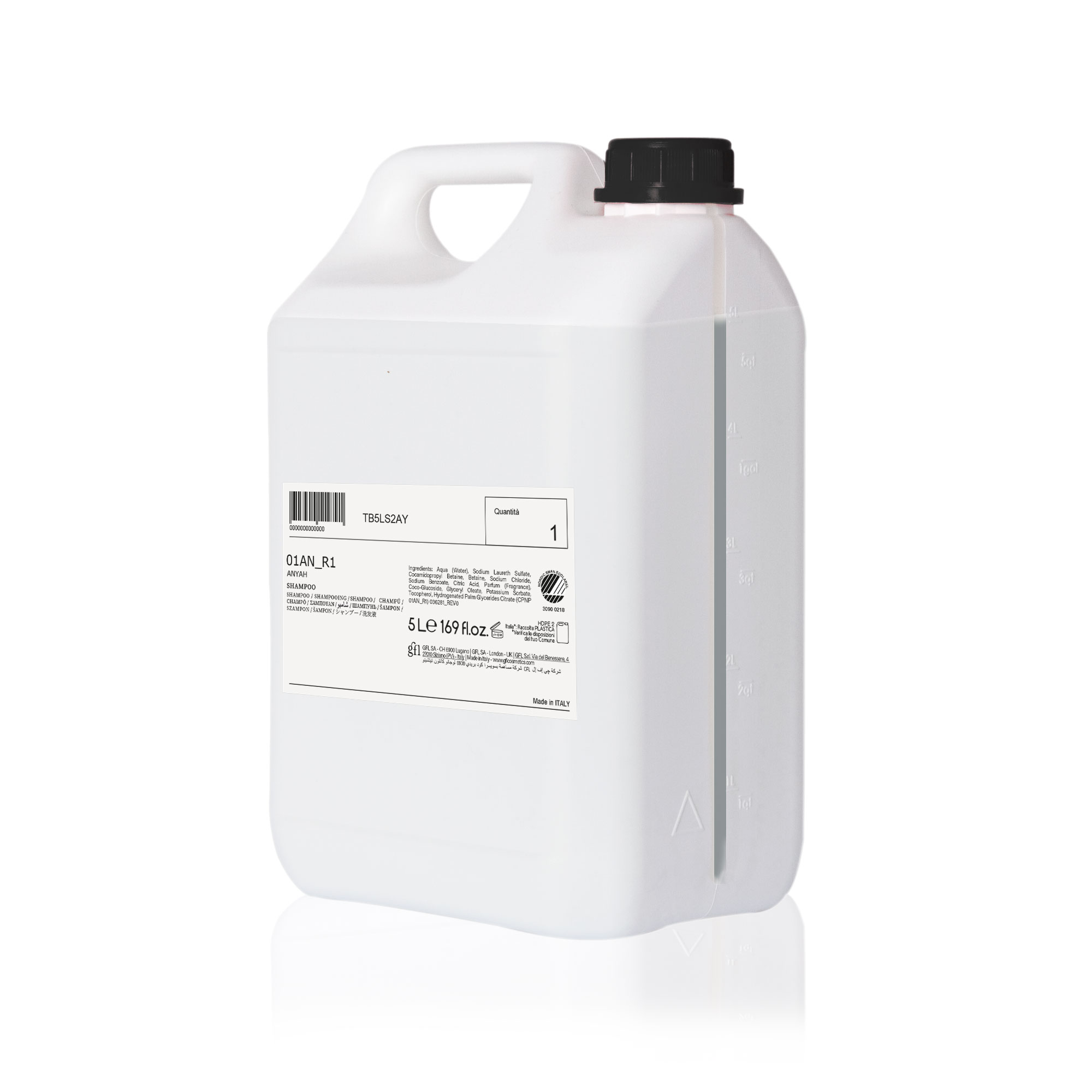 Shampoo 5 l Kanister ANYAH