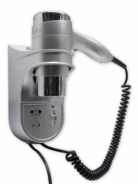 Haartrockner „Shaver" silber, 1.400 W