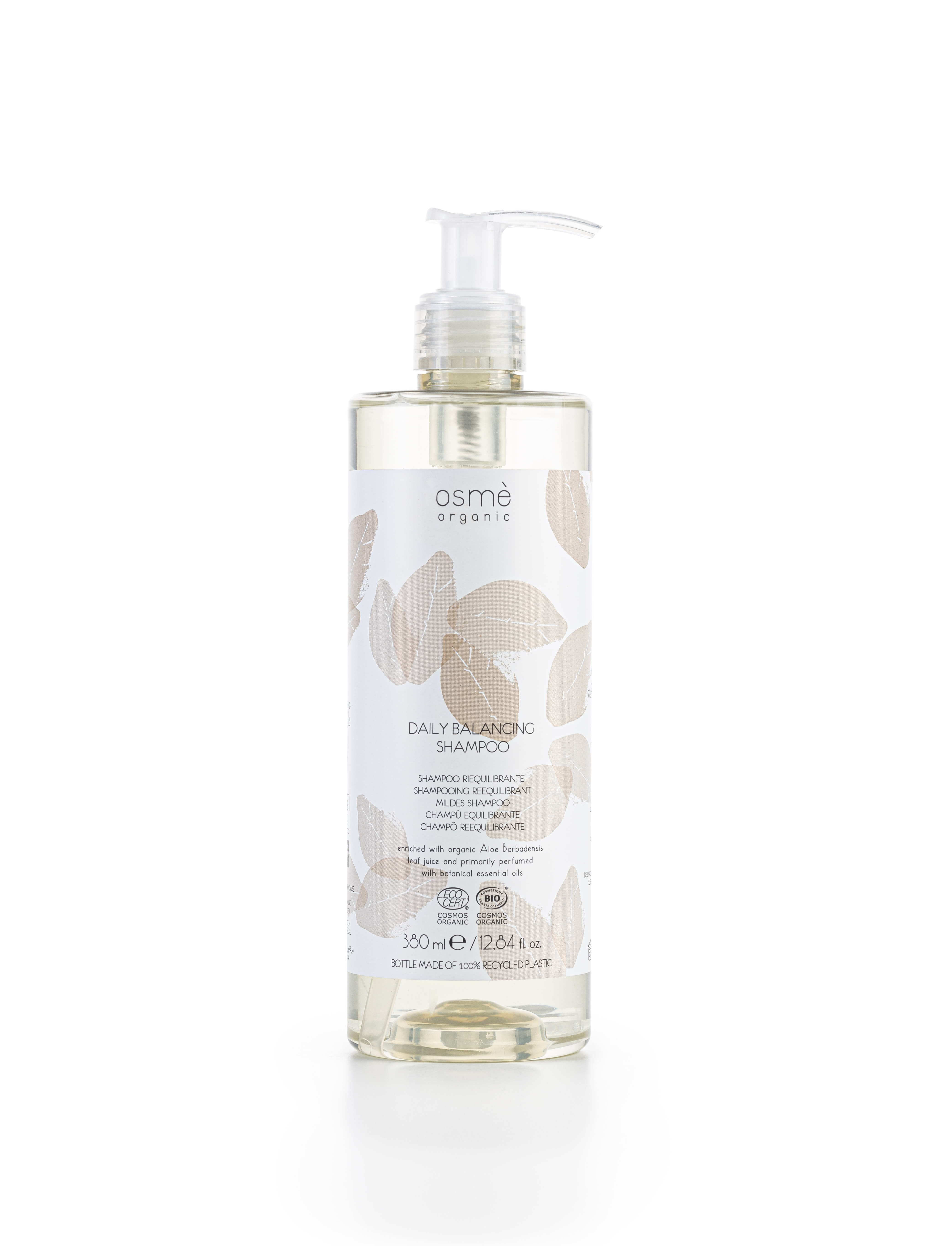 Shampoo 380 ml Pump Dispenser (nachfüllbar) OSME