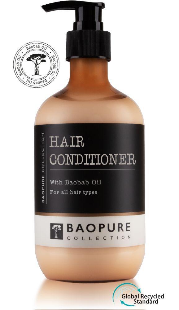 Haarspülung mit hochwertigem Baobab-Öl im 475 ml nachfüllbaren Pumpspender