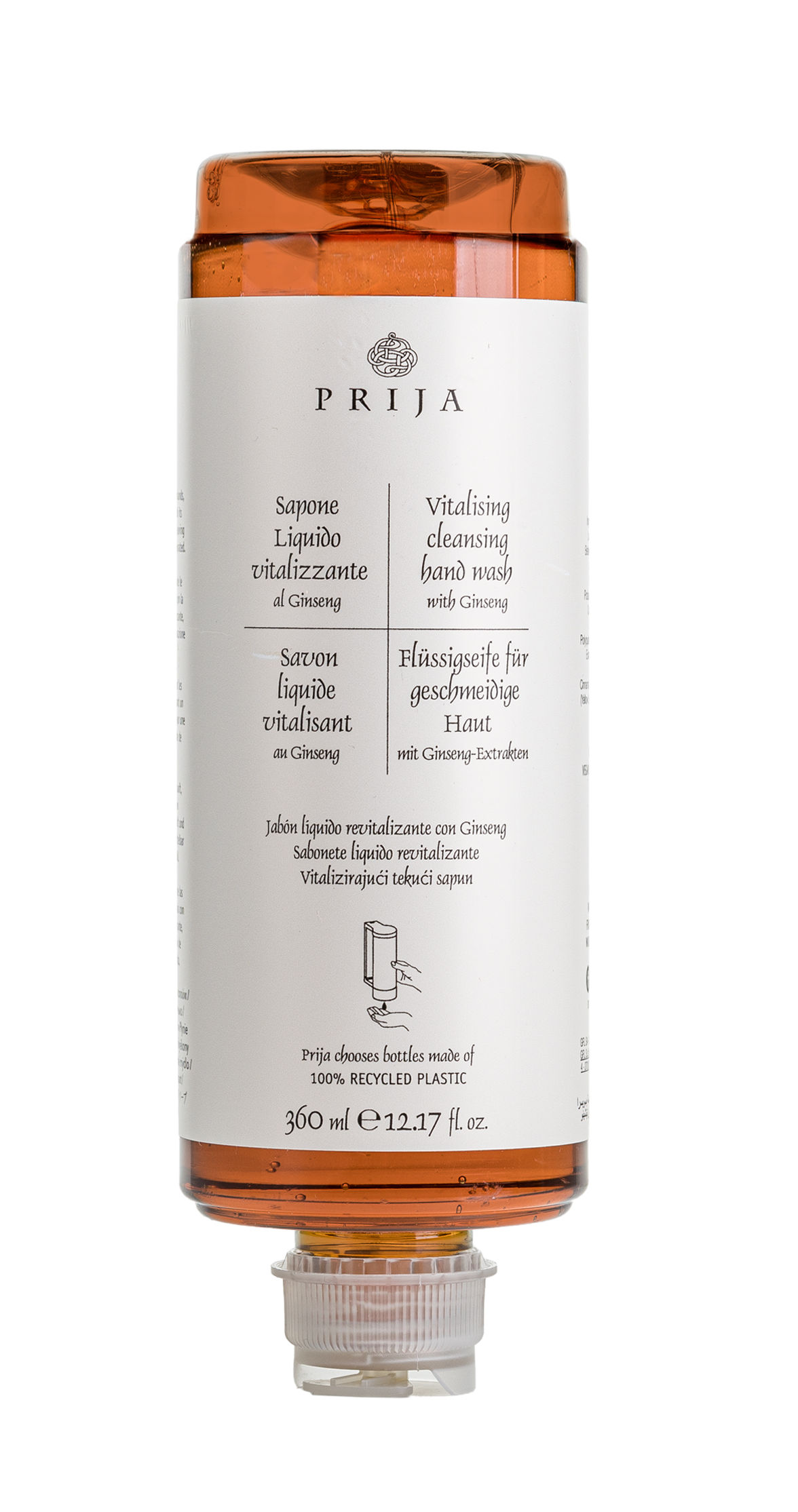 Flüssigseife 360 ml Druckspender PRIJA