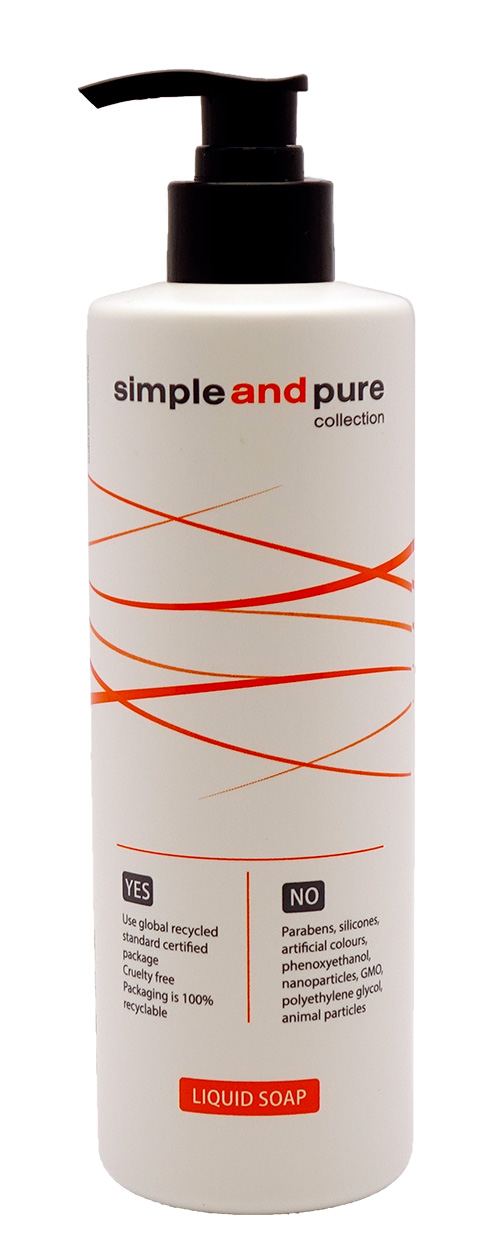 Flüssigseife 450 ml Pump-Spenderflasche Simpleandpure
