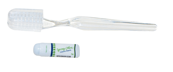 Zahnbürste mit 3 gr. Zahncreme