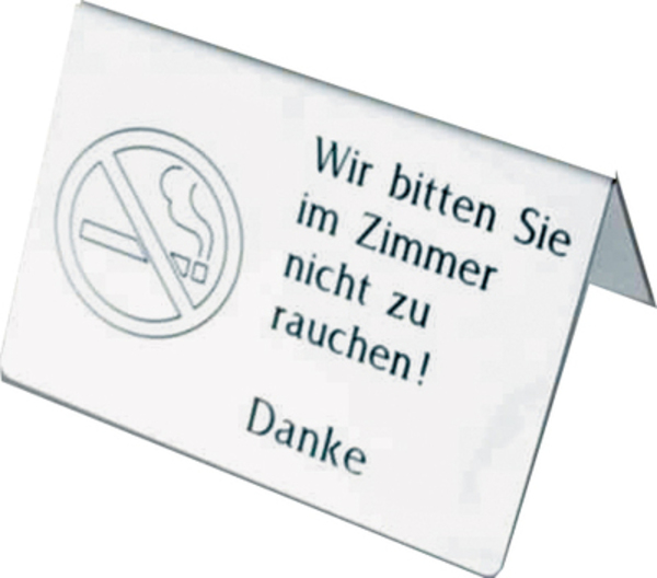 Aufsteller Nichtraucherhinweis-Schild